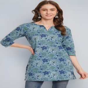 Fashions Jaipuri Cotton Printed Short Kurti for Women