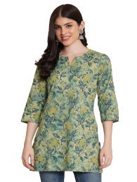 Fashions Jaipuri Cotton Printed Short Kurti for Women