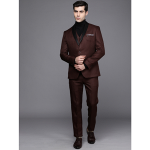 Men’s Zandro Notch Lapel Button Closure Single Breasted Suit