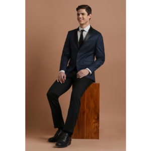 Men’s Single Breasted Solid Suit