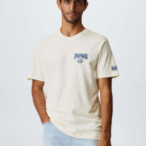 Men’s Nirvana Loose Fit Vintage-look printed T-shirt