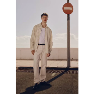 Regular Fit Linen-blend shirt