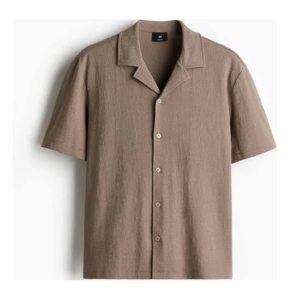 Men’s Regular Fit Jersey Resort Shirt