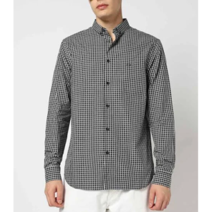Geometric Print Loose Fit Shirt For Men