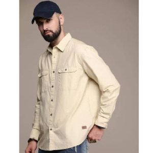 Men Relaxed Casual Pure Cotton Shirt