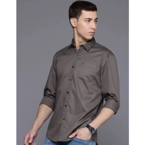Men’s Standard Roll-Up Sleeves Casual Shirt