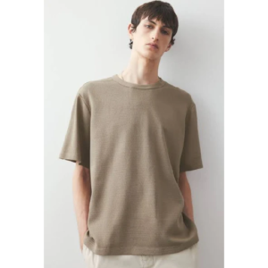 Slim Fit Round-Neck Cotton T-Shirt For Men