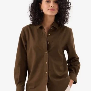 Women’s Oversized Solid Cotton Shirt