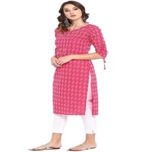 Women’s Cotton Regular Fit Casual Kurta